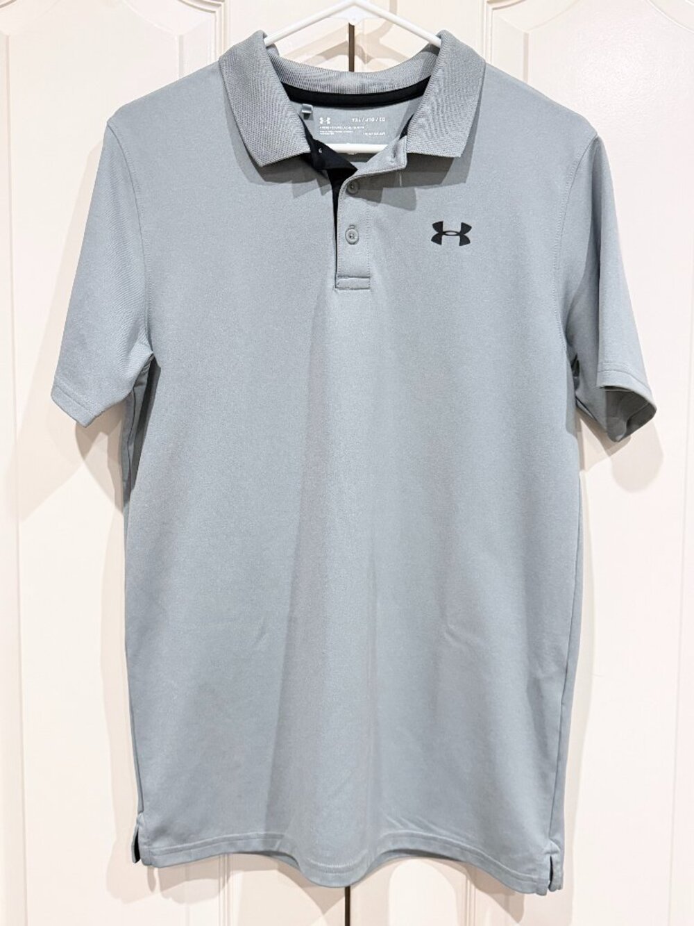 Under Armour Youth Gray Polo Shirt YXL